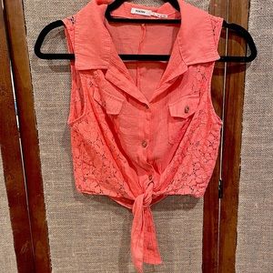 🦩Poetry Lacey Cropped Tank🦩